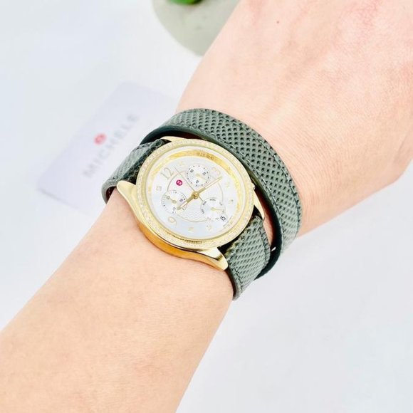 NWT MICHELE Belmore\' Swiss Quartz Casual Watch main image 5